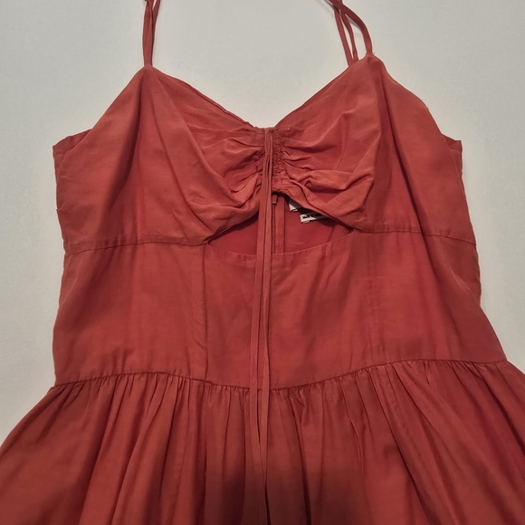 Jason Wu Lace Detail Cotton Dress A-line Sleeveless Sweetheart - Picture 7 of 13